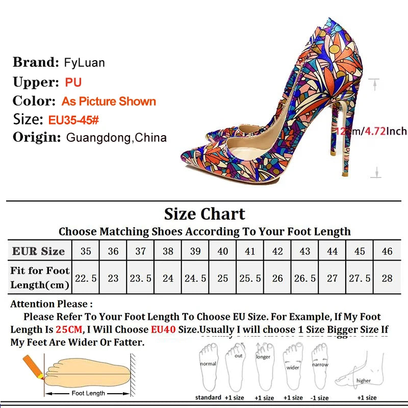 Europe and America Plus Size Satin High Heels Party Women Shoes 2025 New High-quality Pointy Toe Stiletto Chromatic Colour Pumps
