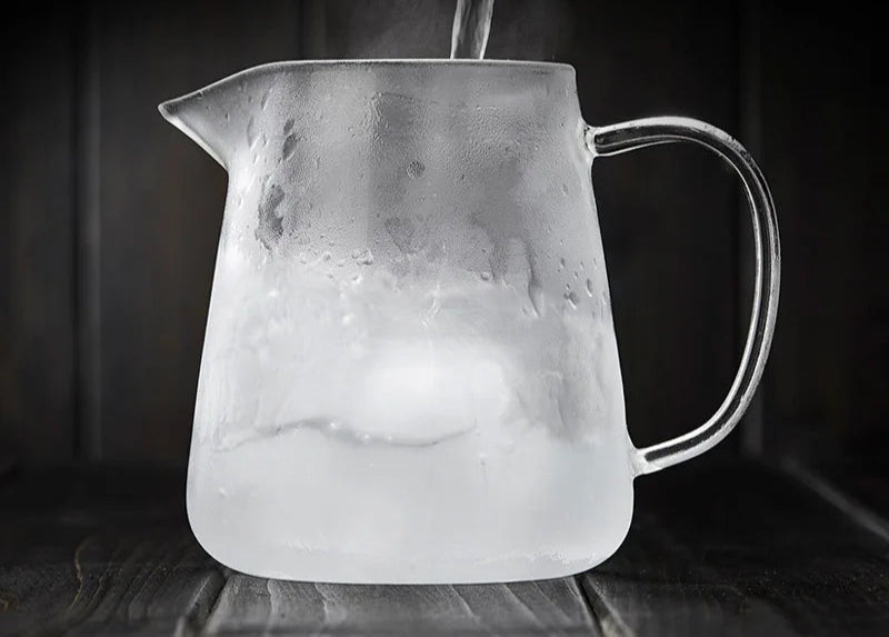 Heat Resistant Glass Teapot With Stainless Steel Tea Strainer Infuser Flower Kettle