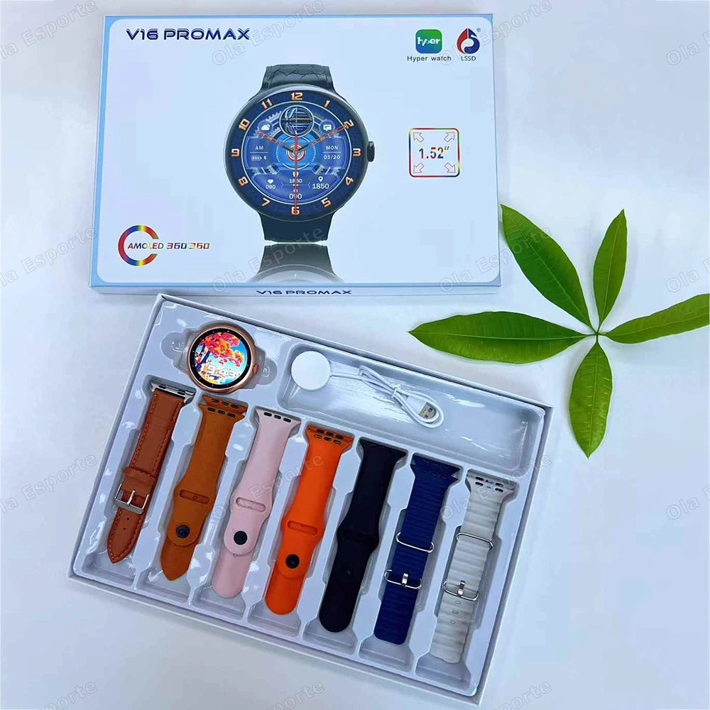 New Bluetooth Call Smart Watch Wireless Charging Full Touch Health Monitor Sports Fitness SmartWatch