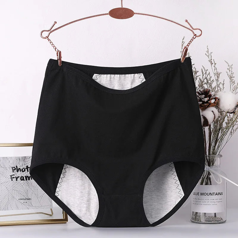 6pcs Girl Menstrual Panties Women's Physiological Briefs Ladies Period Leak Proof Panty High Waist Cotton Underwear
