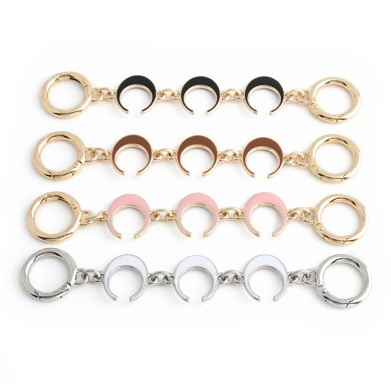 1PC Moon Shape Wallet Shoulder Bag Extension Chain Accessories