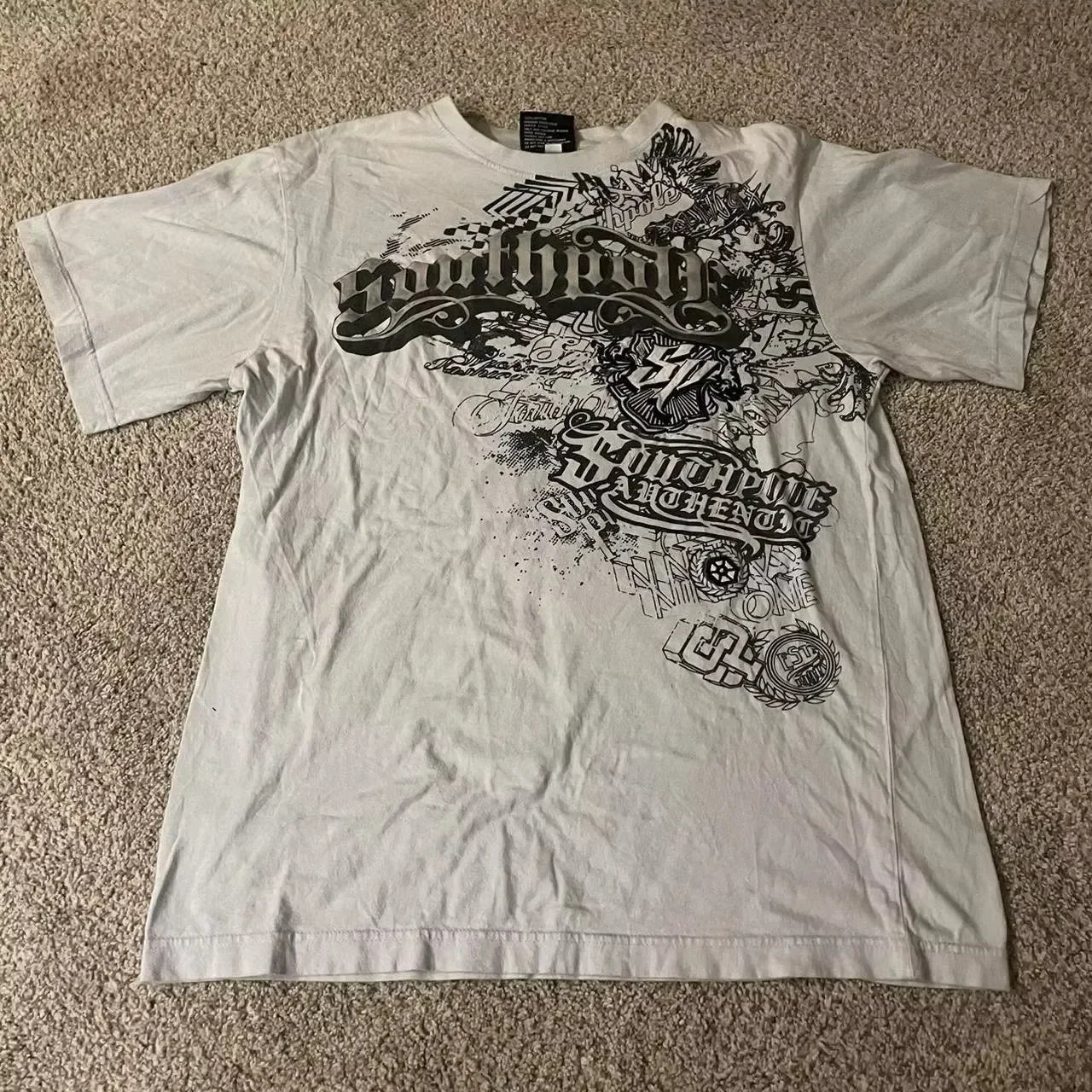 90s Retro Graphic T-Shirt Vintage Southpole Streetwear Gothic Harajuku Fashion Oversized Couple Tee Soft Cotton Short Sleeve Top