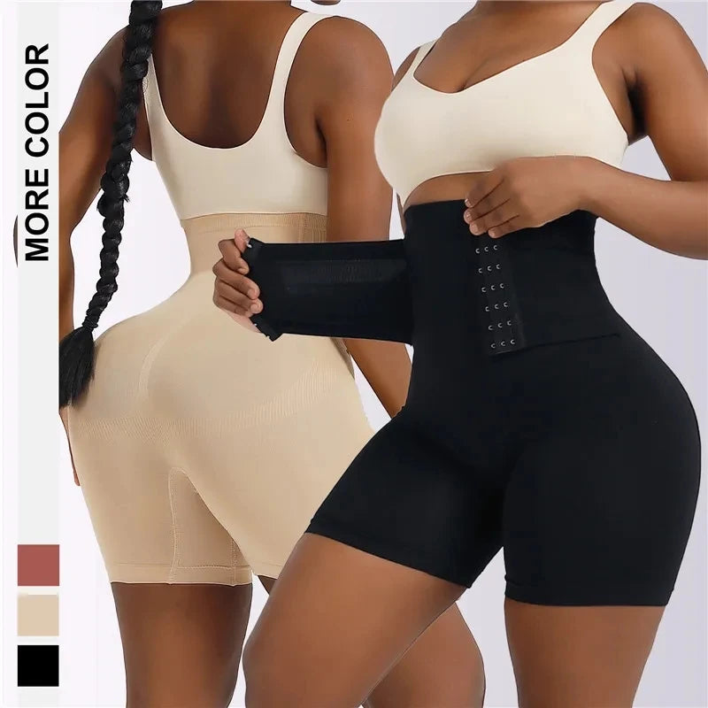 Shape wear for Women Tummy Control Body Shaper Fajas Shorts with Hook Butt Lifter Panties High Waisted Underwear Slimming Panties