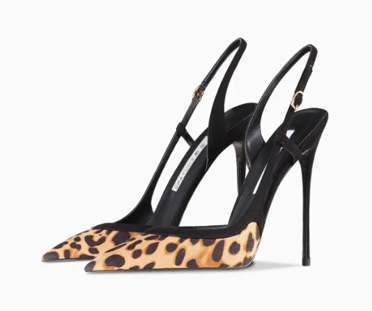 Summer New Side Leakage Hollow Back Tripping High Heel Sandals Black Sexy OL Style Large Shoes 33-46