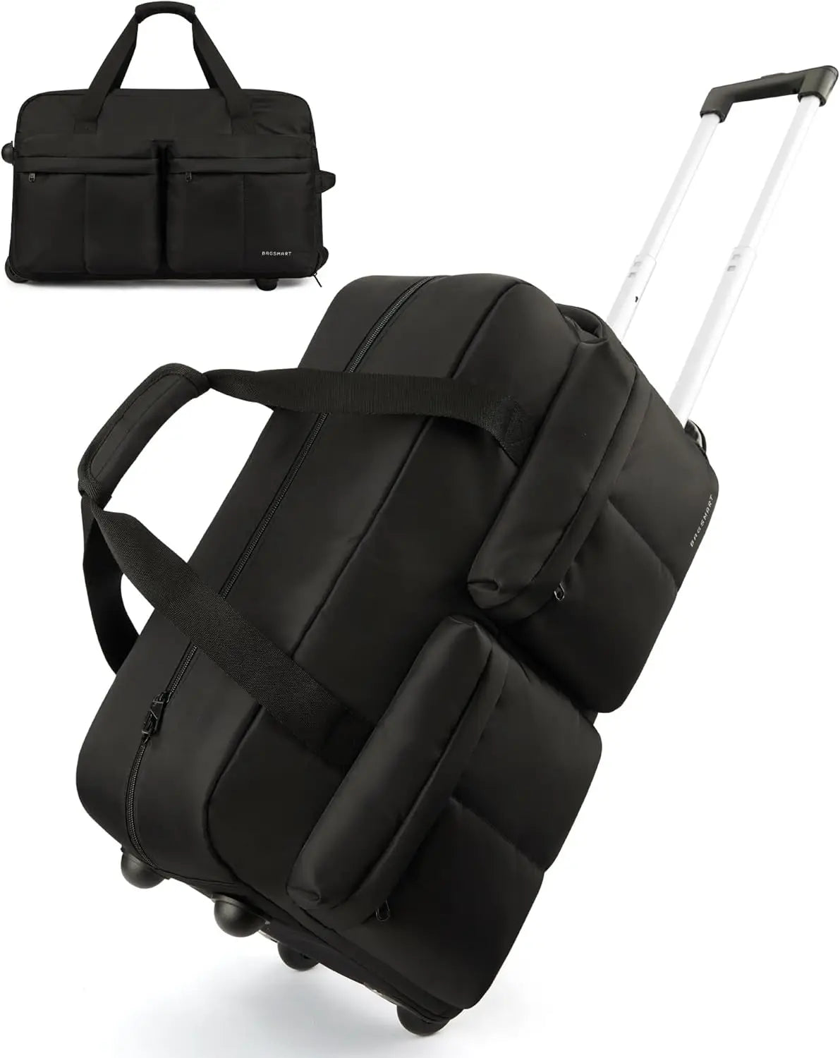 Rolling Duffle Bag with Wheels Waterproof High-Quality Carry-On Suitcase for Travel Essentials