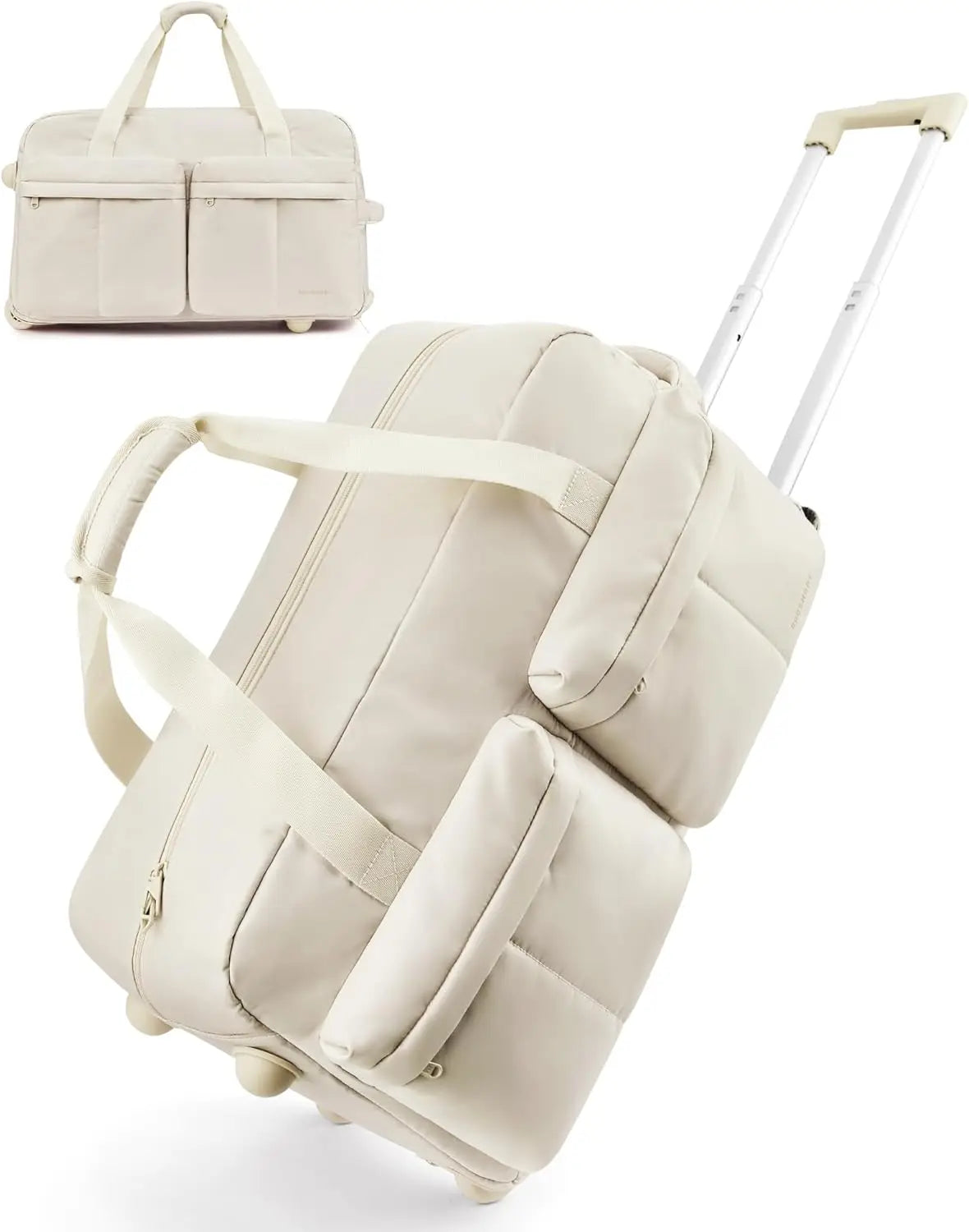 Rolling Duffle Bag with Wheels Waterproof High-Quality Carry-On Suitcase for Travel Essentials