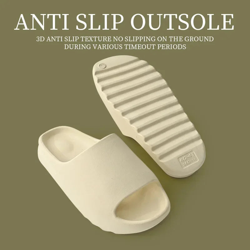 Coconut Slippers Cloud Thick-soled Sandals Summer Fashion Soft Bottom Beach Men Slippers Women's Sandals EVA Slides