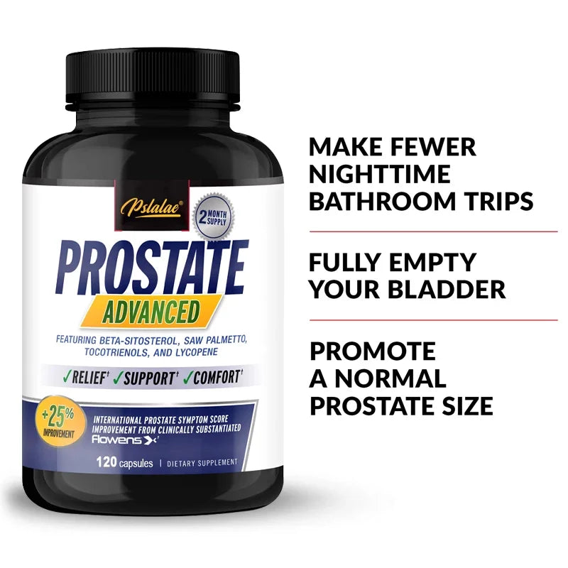 Prostate Progress Capsules Contain Saw Palmetto Relieve Bladder and Urination Men
