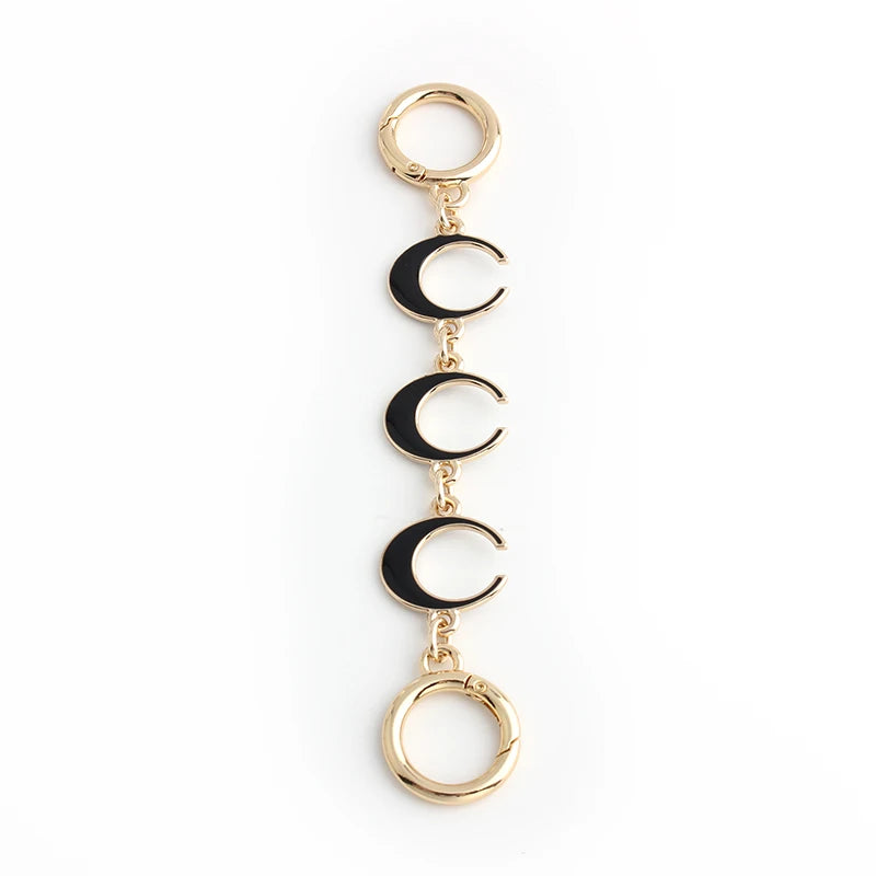 1PC Moon Shape Wallet Shoulder Bag Extension Chain Accessories