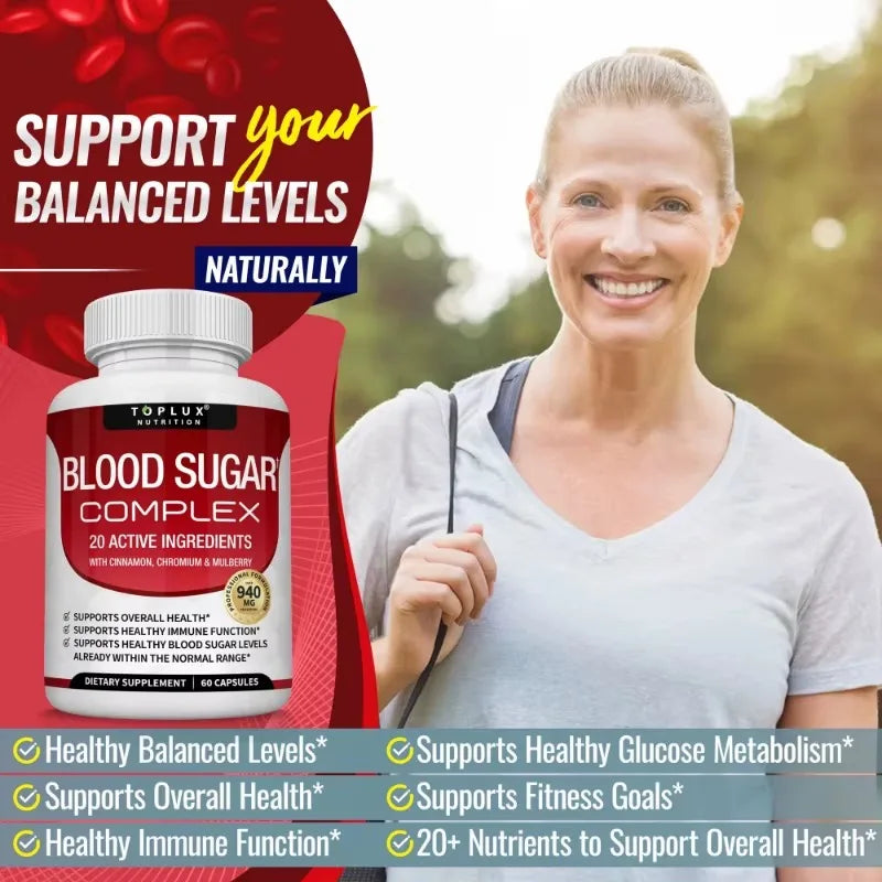 Vitamin C, Vitamin E Supplement, Blood Sugar Complex, Supports Heart Health, Immune System