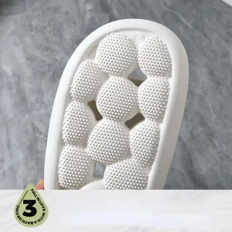 Woman Flip Flops Slipper Cloud Massage Sandals Leaking Men Summer Beach Slides Home House Casual Shoes Flat Eva Female Male