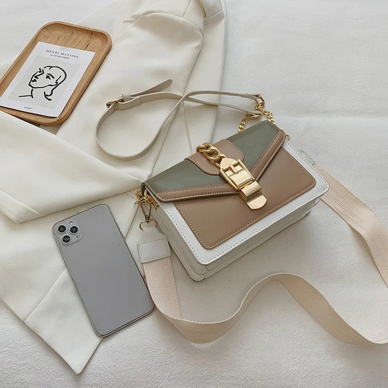 Small Square Shoulder Bag Luxury Design Handbag