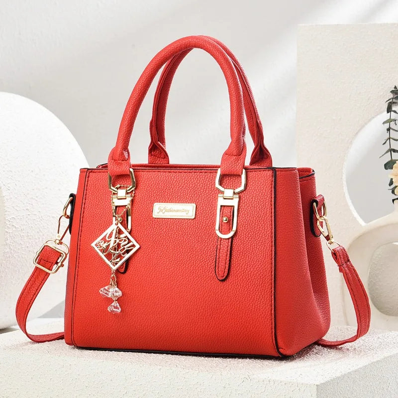 Large Capacity High Quality Designer Handbags Soft Leather Shoulder Bag