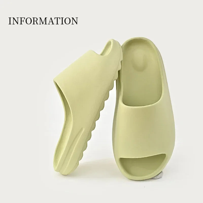 Coconut Slippers Cloud Thick-soled Sandals Summer Fashion Soft Bottom Beach Men Slippers Women's Sandals EVA Slides