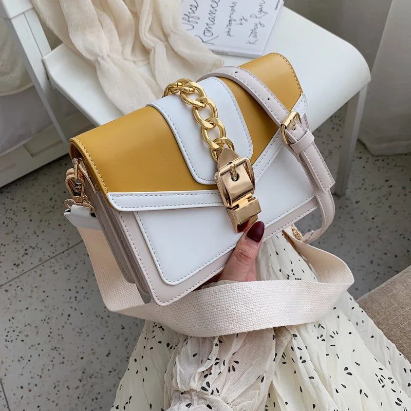 Small Square Shoulder Bag Luxury Design Handbag