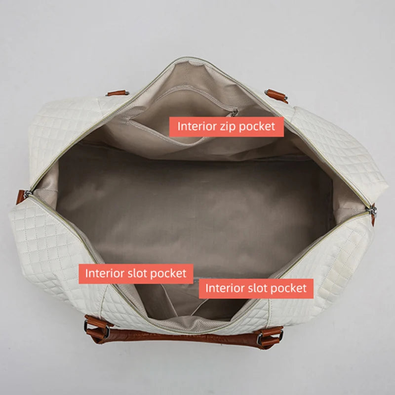 3pcs Travel Duffel Bag Outdoor Luxury Boston Handbag with Shoes Pack Large Hiking Short Distance Luggage Bags Swimming Satchel