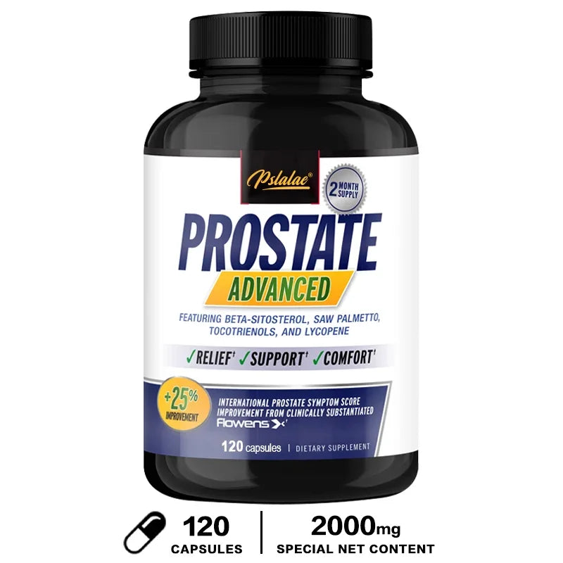 Prostate Progress Capsules Contain Saw Palmetto Relieve Bladder and Urination Men