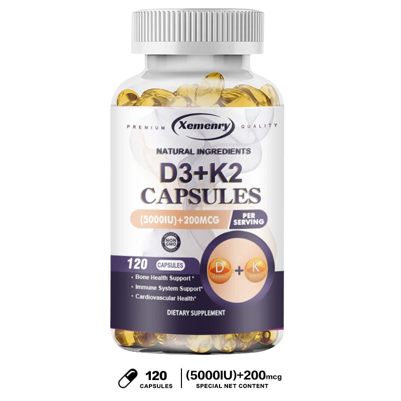 Providing Live Consciousness Vitamin K2 MK7 with D3 Supplement | Bone and Heart Health Support