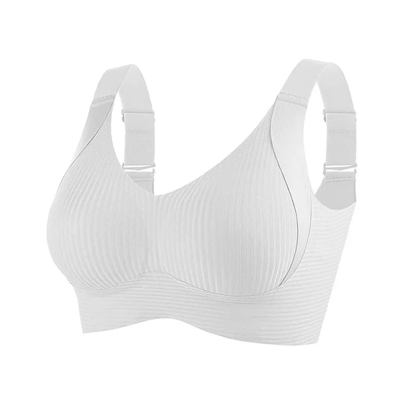 Women's Big Chest Underwear Seamless  Anti-Sagging Bra Adjustable Full Cup Bra Comfortable Wireless Lingerie Summer Sports Bras