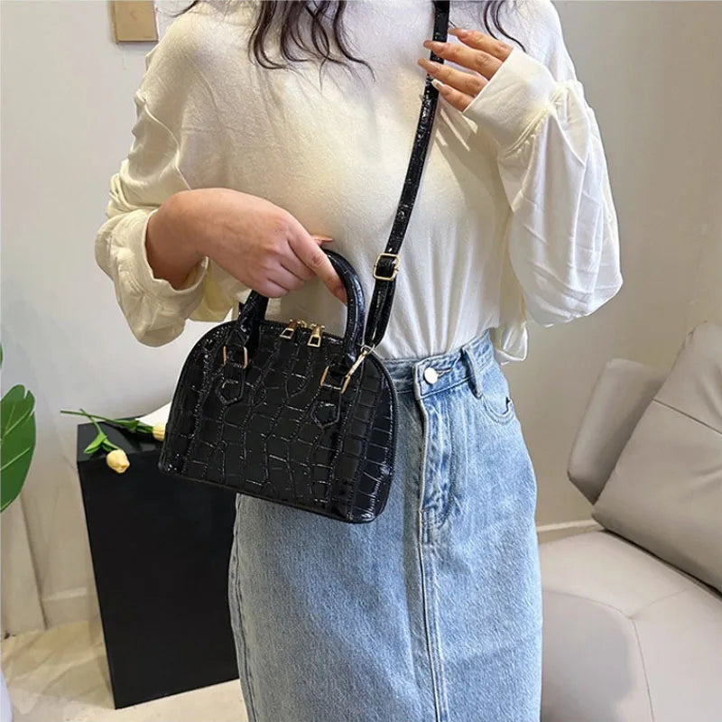 Retro Shoulder Bag Fashion Pu Leather