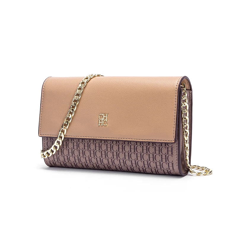 Minimalist Fashionable Exquisite Women's Shoulder Bag with Chain Shoulder Strap Design Versatile for Commuting and Gatherings