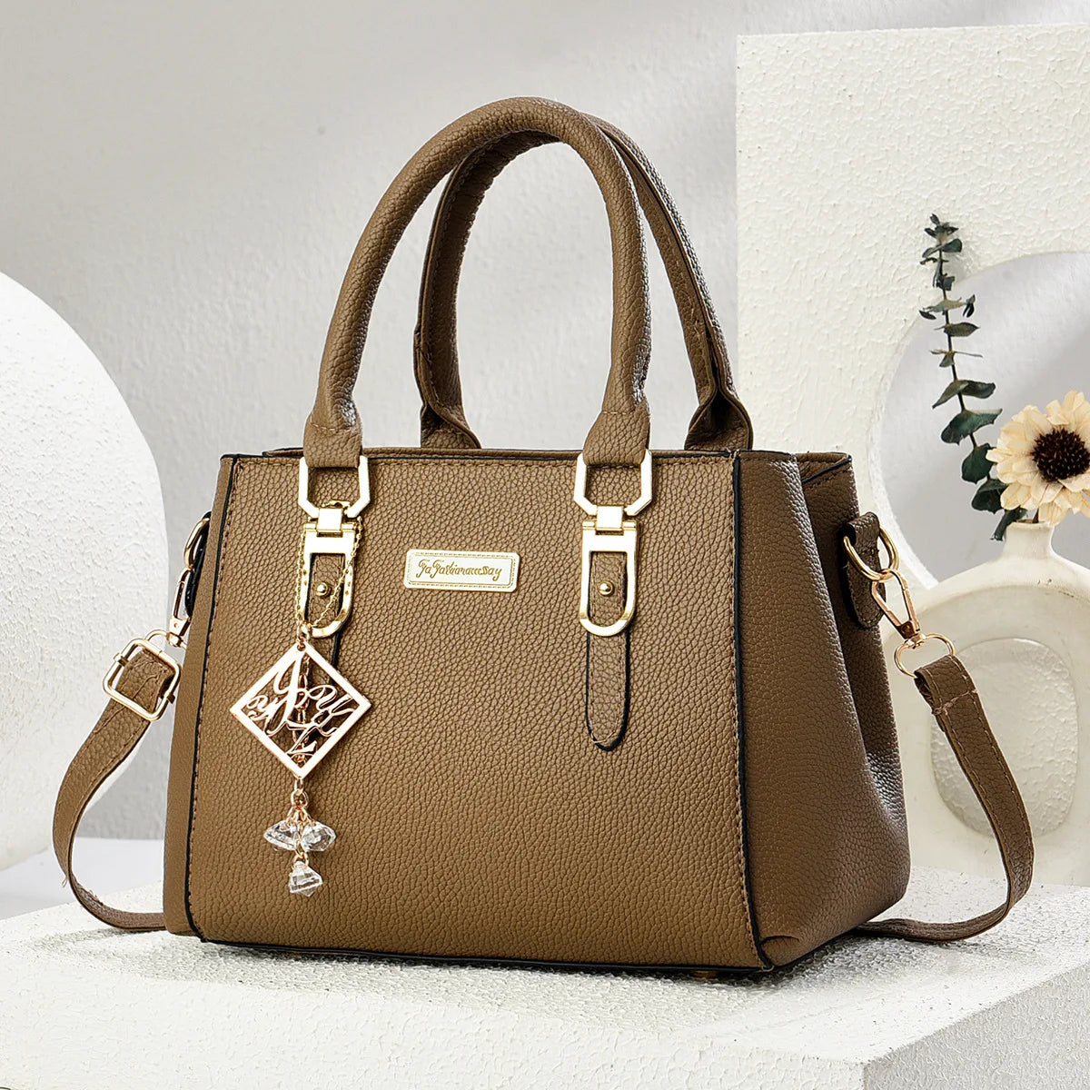 Large Capacity High Quality Designer Handbags Soft Leather Shoulder Bag