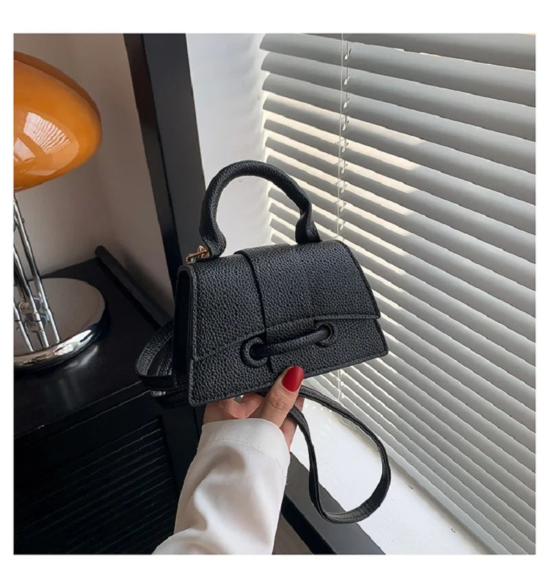 New Fashion Women's Bag PU Leather Ladies Purses Handbag Single Shoulder Crossbody Small Square Bag Trend Designer