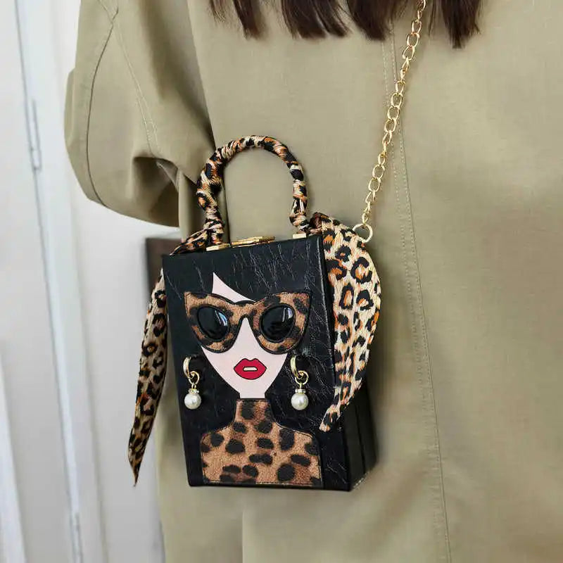 Fashion Female Small Totes Bag 2025 Trend PU Leather Shoulder Bags for Women Leopard Short Handle Crossbody Bag Luxury Handbags
