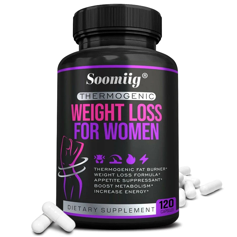 Thermogenic Fat Burner - Natural Appetite Suppressant, Metabolism Booster, Weight Management, Immunity, Metabolism