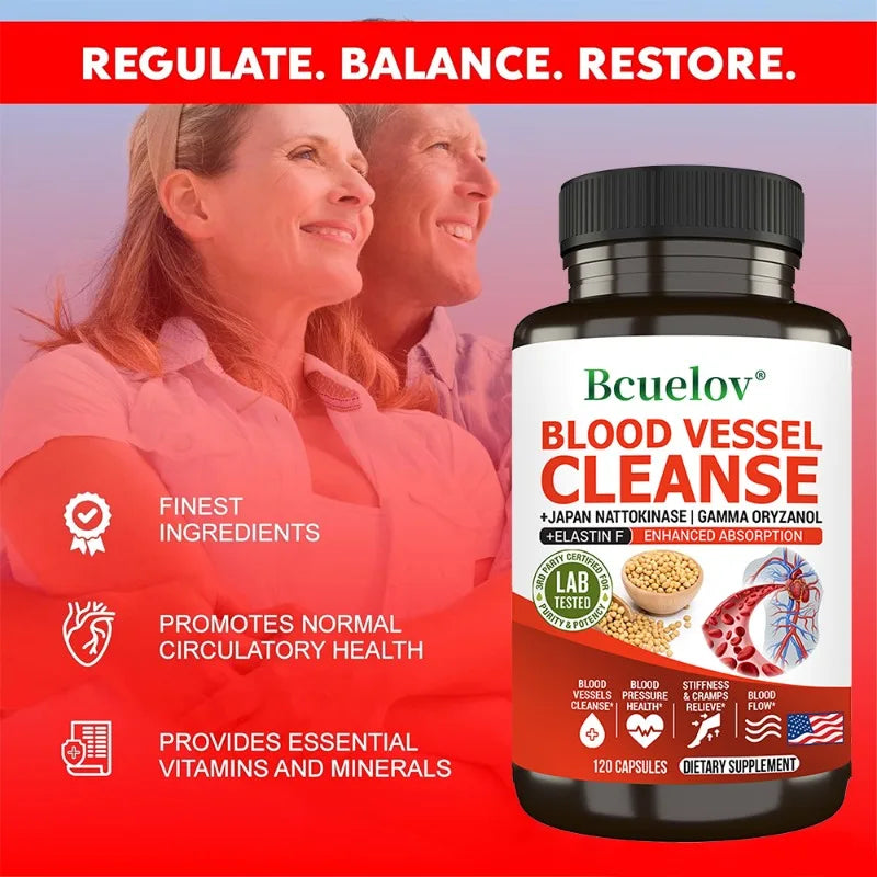 Vascular Cleanser, Helps Purify the Blood, Lowers Cholesterol, and Promotes Overall Cardiovascular Health