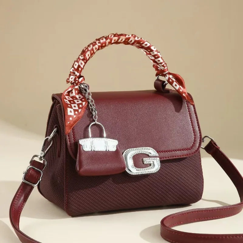 High Quality Soft Leather Purses and Handbags Casual Shoulder Bag