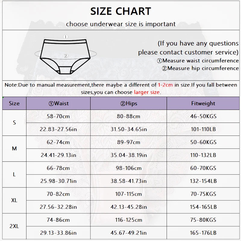6PCS Cotton Lace Panties Set Solid Color Floral Hollow Out Sexy Women's Briefs Breathable Comfy Female Underwear Lingerie