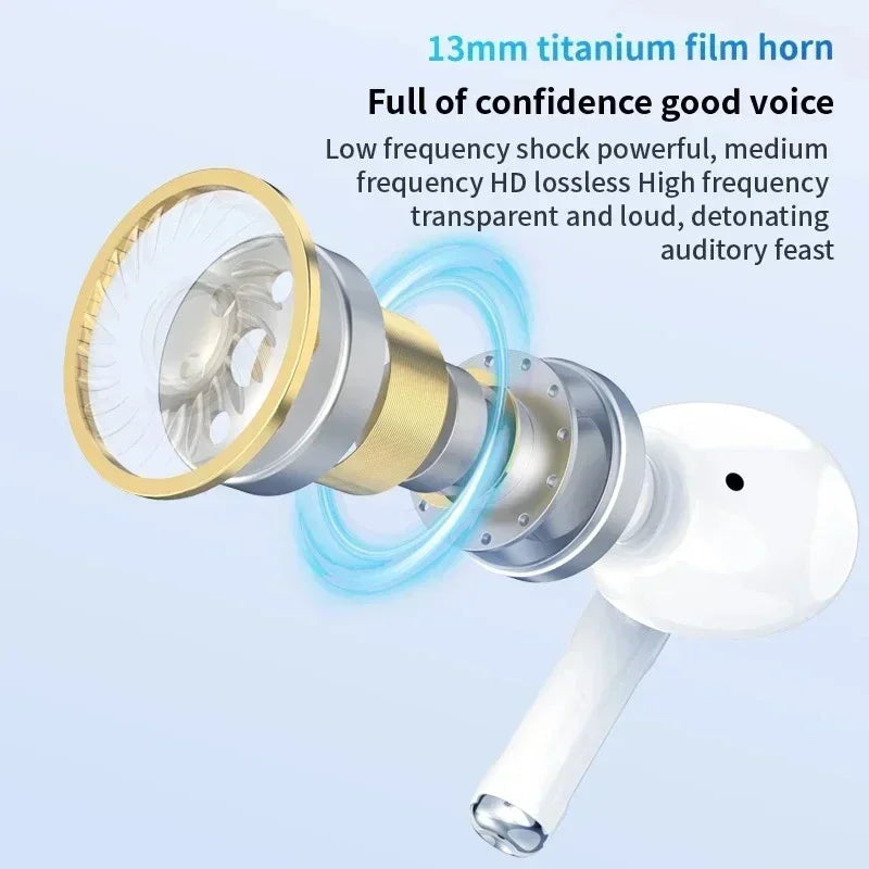 Air Pro True Wireless Bluetooth Earphones Headphones Bin Lanyard HiFi Sound Low Latency Noise Reduction Earbuds