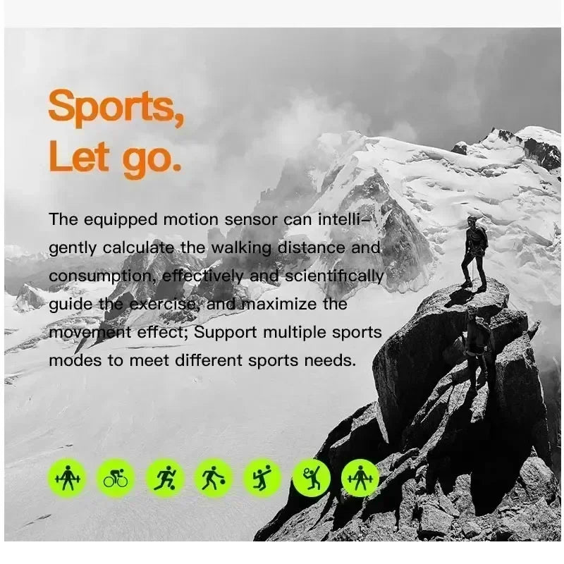 New 7 Watch Strap Watch Ultra Smartwatch 2.2HD AMOLED Circular Screen GPS NFC BT Call Reloj inteligente with Protective Case