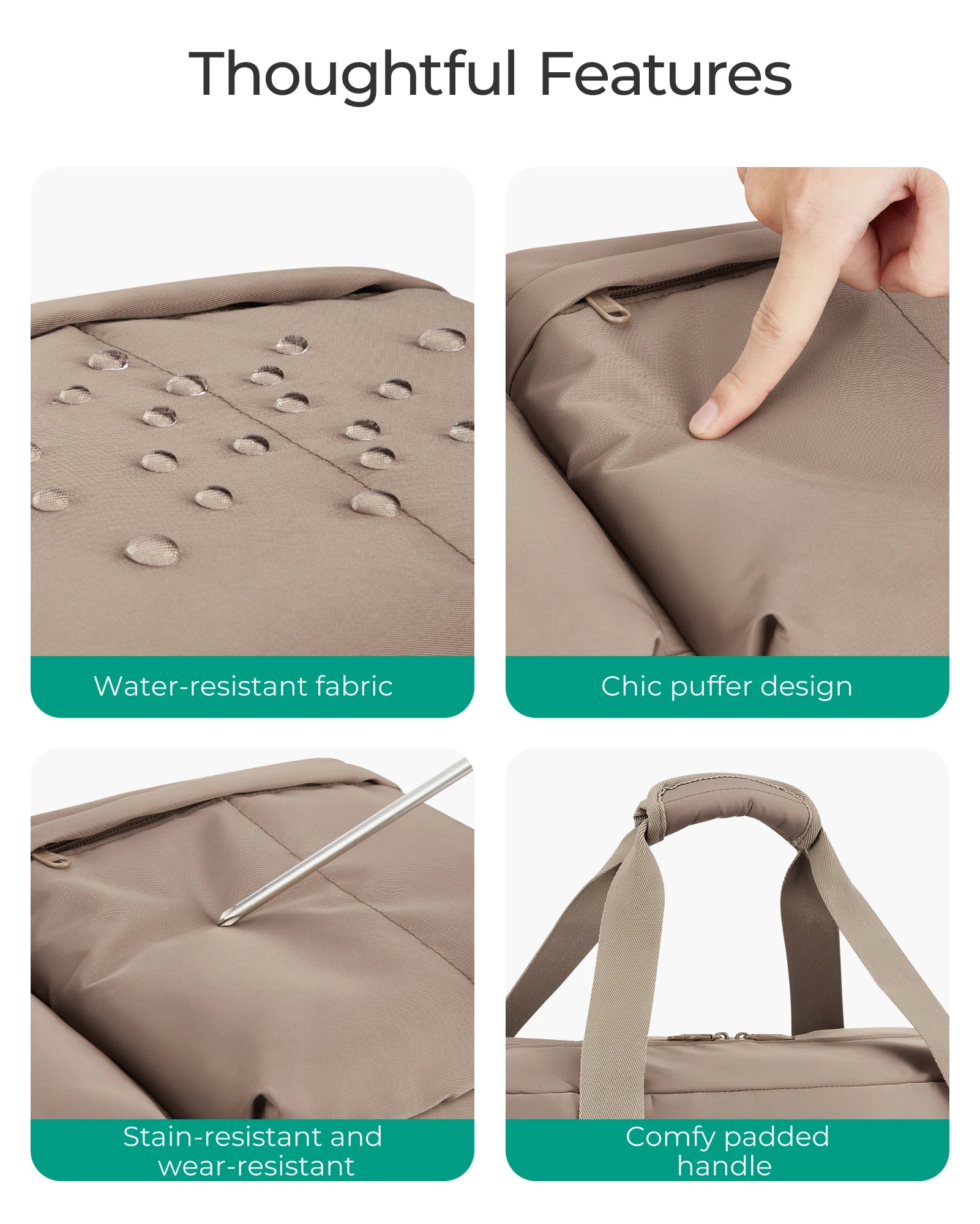 Rolling Duffle Bag with Wheels Waterproof High-Quality Carry-On Suitcase for Travel Essentials