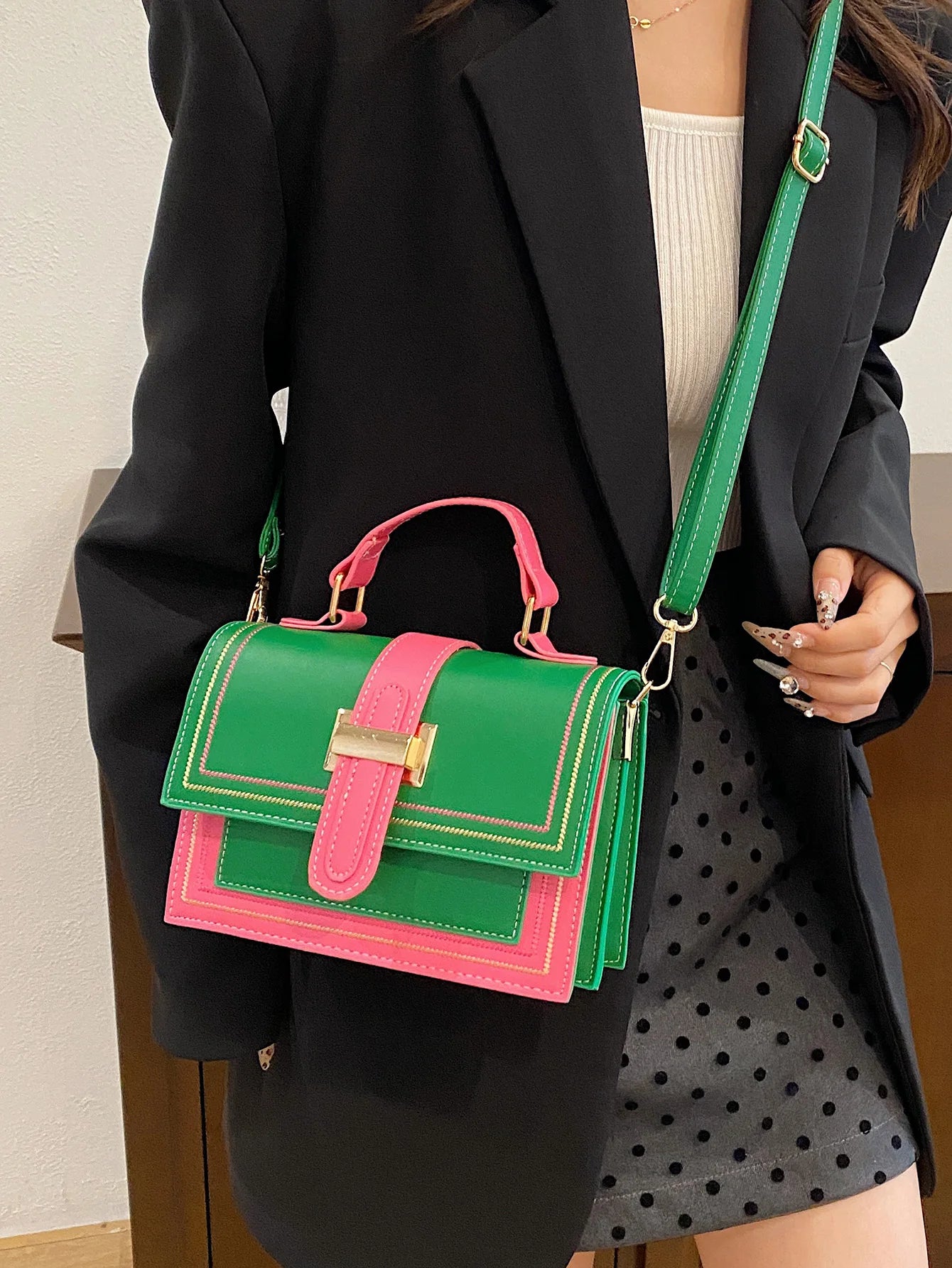 Fashionable Shoulder Bag Versatile Temperament, Multi-Color