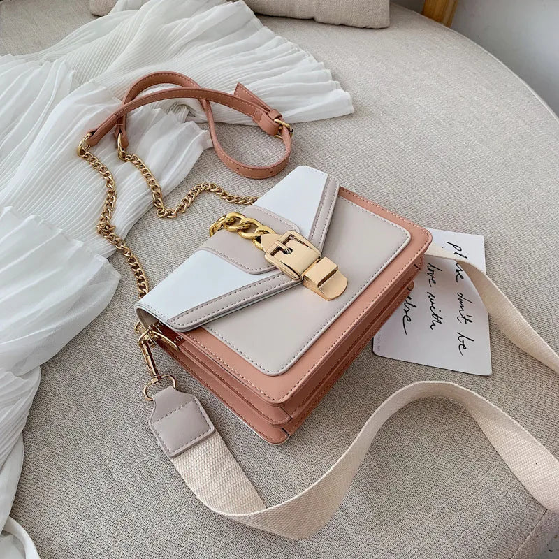 Small Square Shoulder Bag Luxury Design Handbag