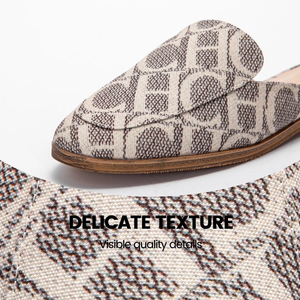 Luxury Step Summer 2024 Women's Low Heel Beach Slippers - Stylish Non-Toe Outdoor Sandals for Effortless Elegance