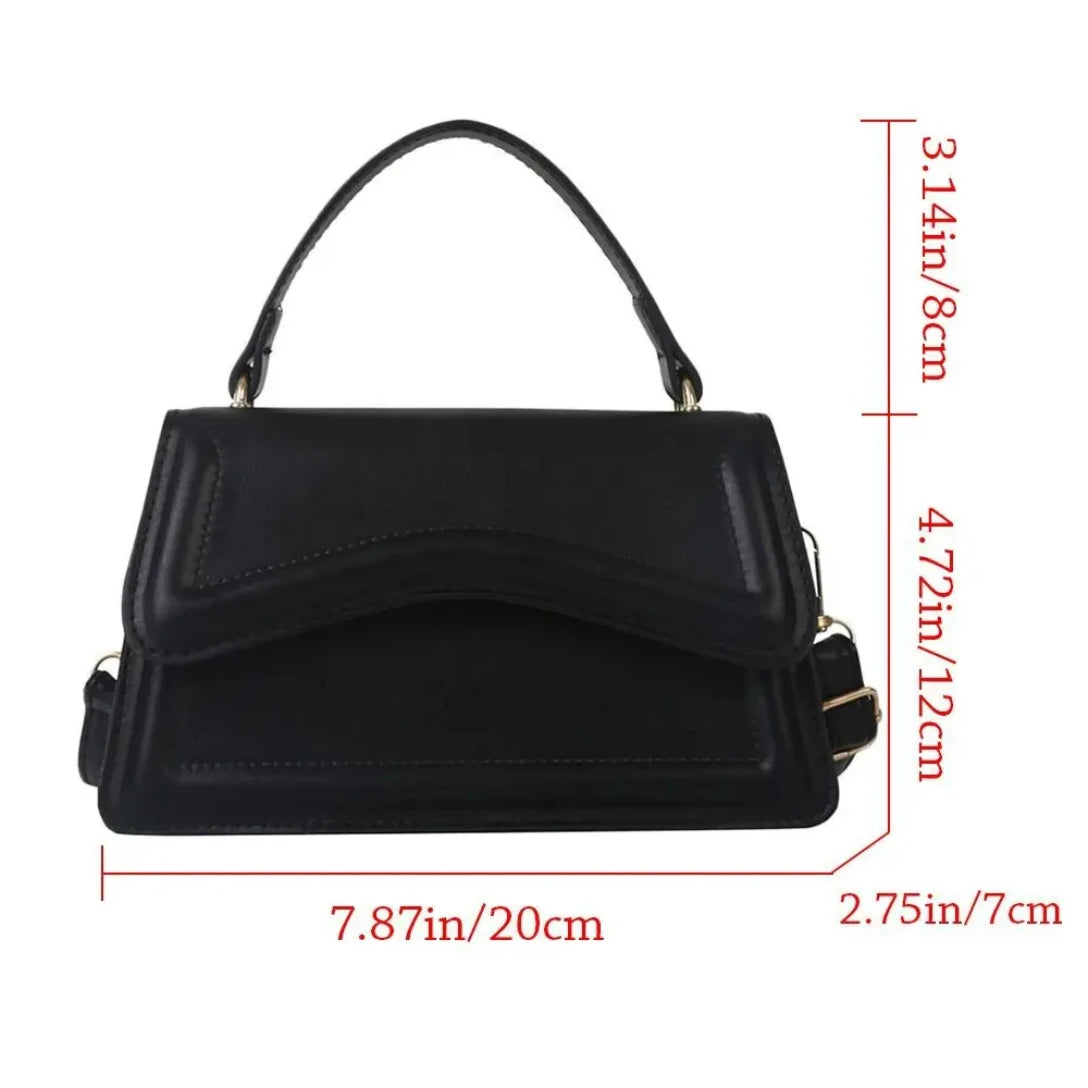 Leather Solid Color Handbags