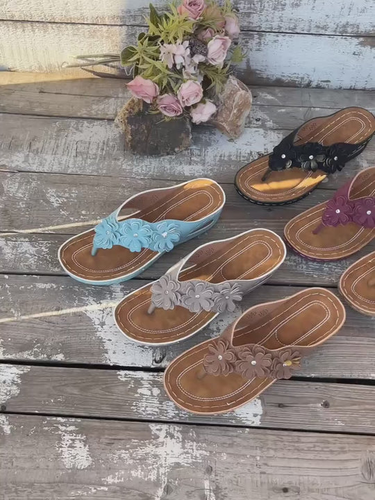Rhinestone Mules Chic SlipOn Sandals for YearRound Comfort