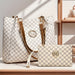 Elegant Monogram Tote Large Capacity ChainMatched Travel Chic