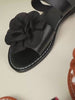 Elegant Floral Flat Slippers Chic Comfort for Ladies