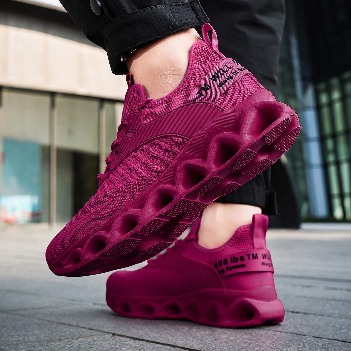 Mens Lightweight Breathable Mesh Sneakers  Soft EVA  TPU Sole LaceUp LowTop Design for Casual Walking Running  AllSeason Wear  Solid Color Plain Toe Fabric Shoes Active Lifestyle Sleek Style Cushioned Sole Fitness Enthusiasts Everyday Footw
