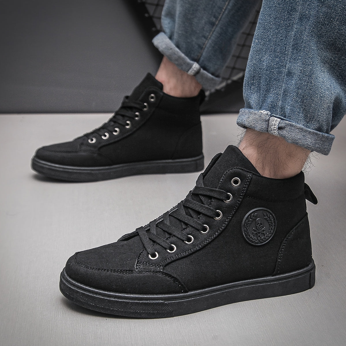 MenS Fashion Easy Casual HighTop Athletic Sneakers AntiSlip Student Sports Shoes HighTop MenS Shoes Breathable AntiSlip