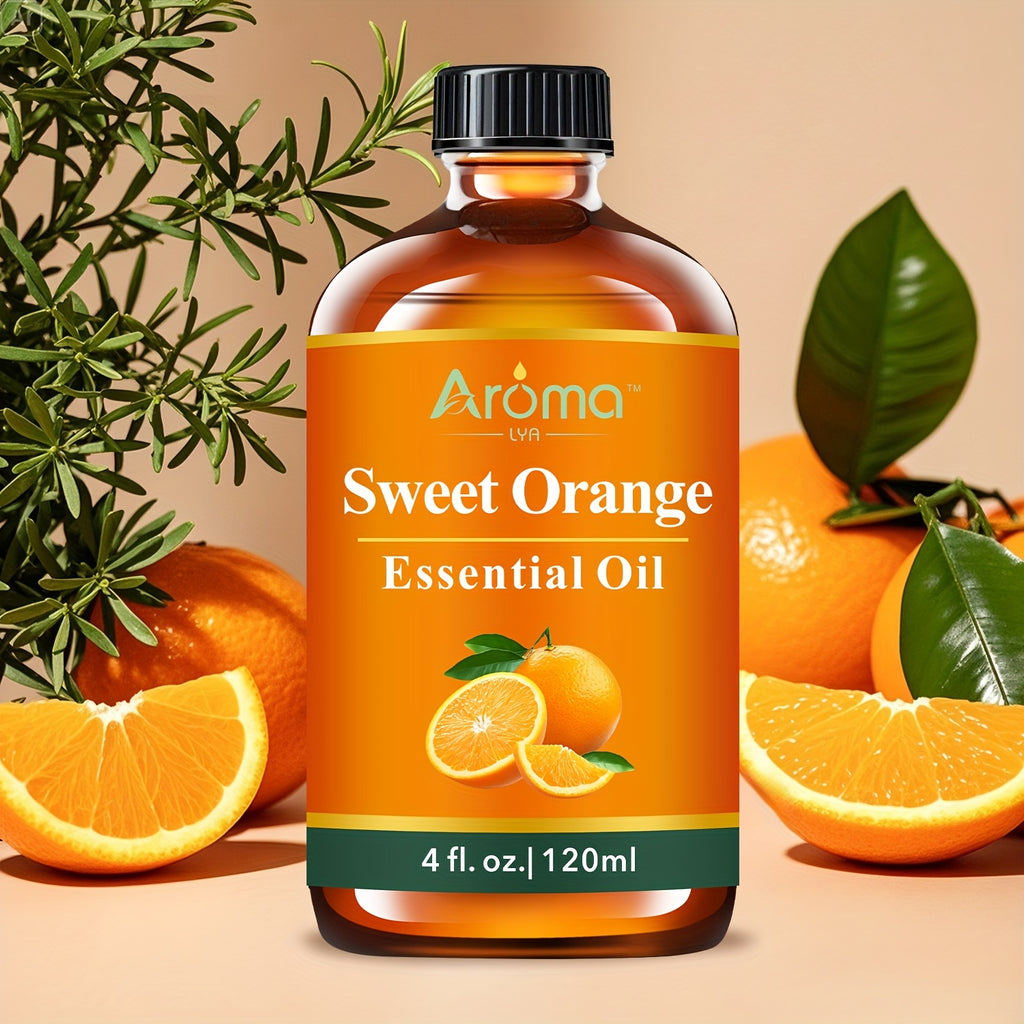 Sweet Orange Essential Oil 120ml  Fresh  Intense Aroma for Diffusers Sprays