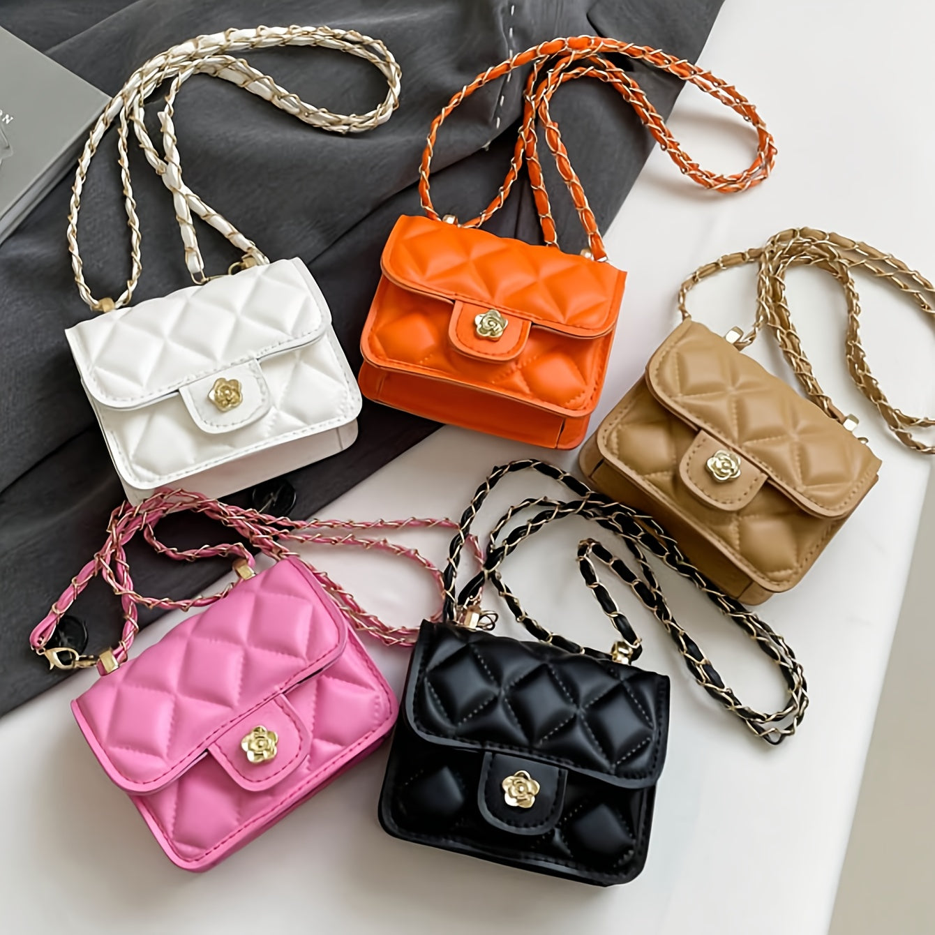 Chic Mini Square Bag Crossbody Shoulder EasyClean Style